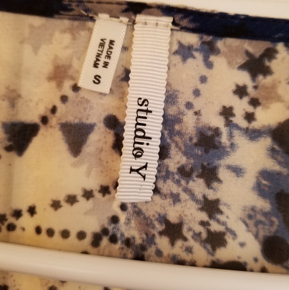 Studio Y Embellished Short Sleeve Blouse - Picture 4 of 6